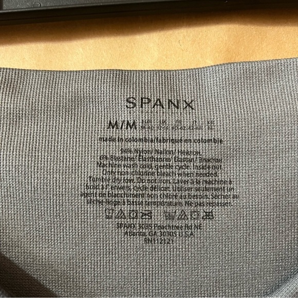 SPANX | Look at Me Now Seamless Leggings Heather Camo High Rise Shaping Size M - Picture 3 of 8